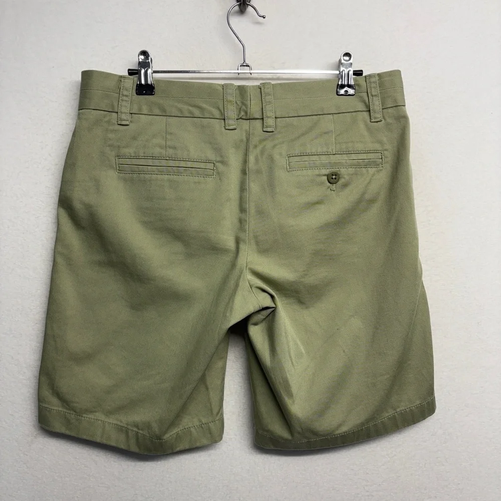 J‎ crew broken in chino shorts cotton green 2